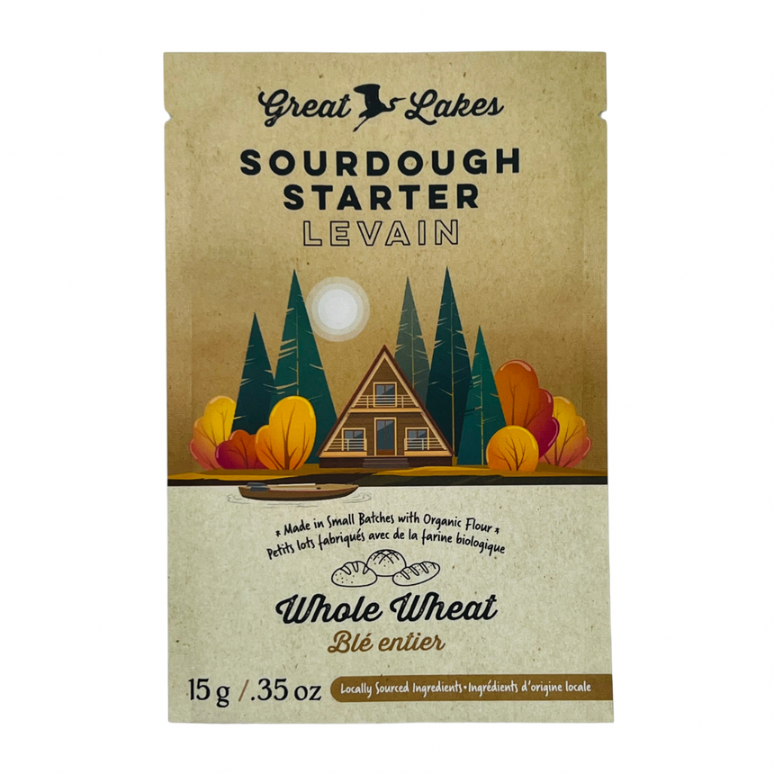 Whole Wheat Sourdough Starter (Dried)